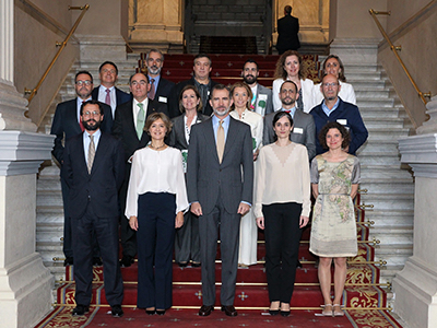 Foto Ignacio Galán recibe de manos de Su Majestad el Rey el Premio Europeo de Medio Ambiente.